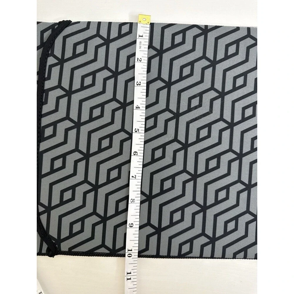 HP Gray Geometric Laptop Sleeve Case Protective Neoprene Tablet Cover